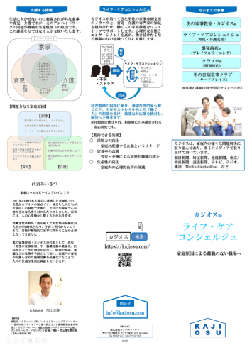 ライフ・ケアコンシェルジュ三つ折りパンフ表裏